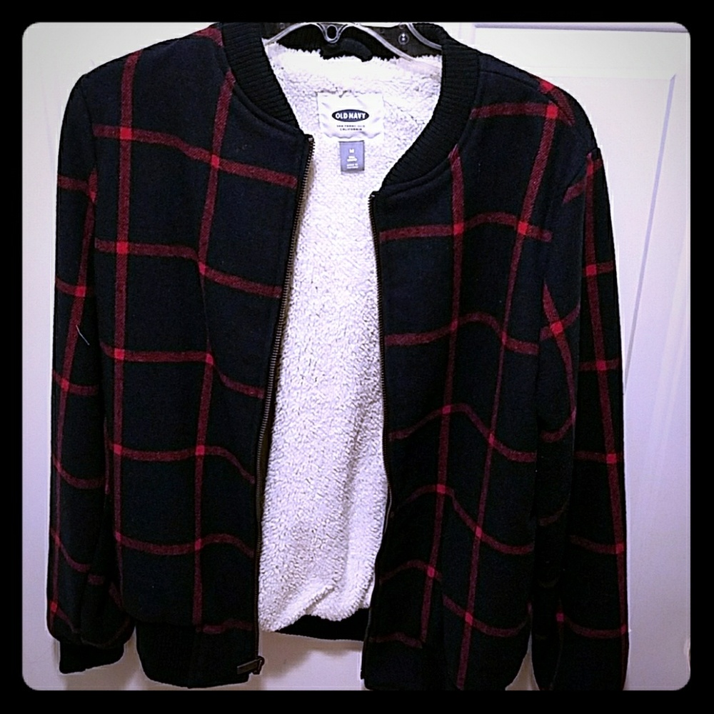Plaid Bomber Jacket
